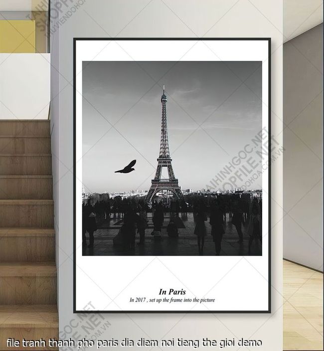 file tranh thanh pho paris dia diem noi tieng the gioi